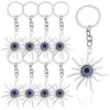 Keychains lanyards l Evil Eye Keychain for Women Men Evileye Key Ring Chain Blueeye Ward Off Keyring unika gåvor Souvenirer Devil AMS7N