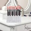 Pennelli per trucco Organizzatore per eyeliner acrilico Pennello da tavolo Organizzatori per fodera per labbra Scatola portaoggetti con 26 slot Casa