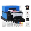 Automatic A3 DTG Printer Flatbed Printer T-shirt Print Machine For White and Dark T-shirts Hoodies Shoes Canvas Bag Jeans Shirt