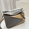 Geometrie Luxe Ontwerpers Schoudertassen Mode Kussentas Crossbody Clutch Leren handtassen Messenger Dames Tote Handtas Portemonnee Geometrisch Meisje Voorraad