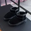 Kinder-Schneestiefel Winter neuer warmer Junge plus Samt-Booties Baumwollschuhe Mädchen verdickte Baby-Baumwollstiefel