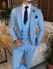 Men's Suits Blazers Men's Business Set 3-piece One Button White Conference Party Wedding Formal Occasion 4XL 5XL Increased Length 230406