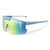 Lunettes de soleil polarisées de cyclisme pour hommes et femmes, lunettes de sport pour jeunes, lunettes coupe-vent pour baseball, golf, protection UV, image d'animal allongée, œil extérieur amovible