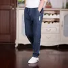 Pantalones vaqueros de gran tamaño para niños, ropa para adolescentes para primavera y otoño, cintura elástica sólida, pantalones vaqueros holgados cómodos para niños, pantalones vaqueros de alta calidad 230413