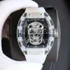 Ys Jb RM052-01 SUPERCLONE Active Tourbillon Montres Montre-bracelet Skull Designer Rm52 Diamant Creux Automatique Mechanica Ceramic954 Montres de luxe