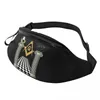 حقائب الخصر نبضات نبضات Freemason Fanny Pack Men Women Custom Mason Mason Crossbody Bag for Travel Hiking Phone Pouch