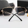 NUOVI occhiali da sole di marca di lusso design Fashion Style Square Metal Occhiali da sole senza montatura con montatura piccola Occhiali da sole da uomo Oculos UV400