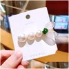 Arts And Crafts Kids Hair Accessories 1 Pc/Pack Pearl Clips Girls Mermaid Tail Hairpin Lovely Boutique Headwear Clip 20220908 E3 Dro Dhpq5