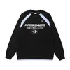 essentialhoody hoodies sweatshirts 23 nieuwe Ames letterprint gekleurde lange mouwen Amerikaanse stijl en losse damestop met ronde hals