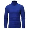 Men's T Shirts Autumn And Winter Casual Grassroots Slim-fit High-collar Long-sleeved Top Pullover T-shirt Stretch Clothing