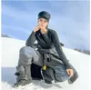 Andere Sportartikel Männer Frauen Warm Cowboy Skianzug Set Kapuzen-Skihose Wasserdicht Winddicht Reflektierende Ski-Snowboardjacke Hose Outdoor-Bekleidung HKD231106