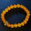 Link Armbänder Naturstein Armband Chalcedon Lava Tigerauge Granat Antik Gold Farbe Totenkopf Schmuck Geschenk