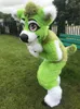 Sconto Husky pelo lungo cane volpe costume mascotte giacca di pelle vestito di Halloween gioco di ruolo vestiti pubblicitari di Pasqua di Natale