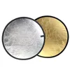 Party Decoration 30cm 5in1 Reflector Pography Collapsible Portable Light Diffuser Round för PO Multi Color Gold