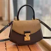 Womens designer shoulder bags Tilsitt brown flower priting fan mono gram fashion handbags Messenger bag M46548 R8GR#