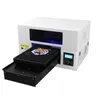 DTG Flatbed Printer Automatisk A3 DTG-tryckmaskin med dubbel skrivhuvud för tygt-shirtduk