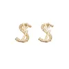 Pendiente de diseñador chapado en oro de 18 quilates de lujo para mujeres elegantes Diseñadores de letras dobles Joyería de estilo clásico Regalo de fiesta de boda Alta calidad 20 estilos