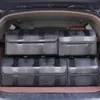 Krokodilpatroon Kofferbak Opbergdoos PU Leer Grote Opbergtas Opvouwbare Organizer Boxs Voor Auto Waterdichte pu Auto-accessoires