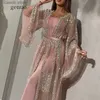 Basic Casual Dresses 2020 New Fashion Elegant Fair Maiden Style Long Dresses Long Sleeve Round Neck Horn Sleeve Pure Color Floor-length Dresses T231106