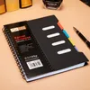 Маркер Блокнот A5 Dividers Dividers Travel Notebbook Небольшой в твердом переплете Спиральные ноутбуки