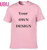 T-Shirts für Herren Ihr EIGENES Design Marke / Bild Weiß Benutzerdefiniertes T-Shirt für Männer und Frauen Plus Size T-Shirt Herrenbekleidung 230406