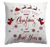 Coussin/oreiller décoratif taie d'oreiller de noël décor pour la maison joyeux ornement bonne année Noel Navidad Natal Drop De