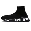 Luxury Fashion Designer Socks Shoes Mens Mens Womens White Black Red Beige Green Socks Trainers Slip-On Cloud Pink Foam Speed ​​2.0 Trainer Runners Platform Track Sneakers