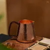 Кружки чистого пурпурная медная ярмарка чайная чашка море винтажные золотые пограничные чаш