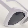 2023 Lunettes de soleil de mode rétro extra larges œil de chat nouvelles lunettes de soleil résistantes aux UV400 de haute qualité stéréo 3D avec boîte SPR 23Z