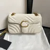 6A designers bags Women Shoulder bag marmont handbag Messenger Totes Fashion Metallic Handbags Classic Crossbody Clutch Pretty 001