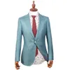 Men's Suits Blazers Green Linen Set Customized Men's Blue Linen Jacket and Pants Men's Linen Set Wedding Evening Dress Customized Men's Casual Set 230406