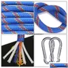 Climbing Ropes Climbing Ropes 10M15M20M30M Rope Outdoor Rescue Safety Paracord Insurance Escape Hiking Survival Tool Drop Delivery Spo Dhuwb