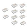 Bakeware Tools 10Pcs Clear Windowed Cupcake Boxes With Removable Tray For 6 Cups Cake Party Christmas Food Kitchen Accessories