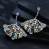 Dangle Earrings GODKI Hiphop Daily Bowknot For Women Wedding Cubic Zirconia Dubai Bridal Costume Jewelry 2024 Summer Party