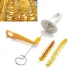 BBQ Tools Accessories Kitchen Accessories kitchen gadgePotato BBQ Skewers For Camping Chips Maker slicer Potato Spiral Cutter Barbecue Tools