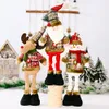 New Christmas vintage snowflake gingham retractable figure hotel shopping mall Christmas decoration decoration