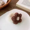 Acessórios de cabelo clipe bonito para menina retro europeu doce preços hairpin bebê outono inverno malha de pelúcia floral crianças headwear