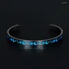 Bracelet Classique De Luxe Lumineux Bracelets De Mode Femmes Bracelet En Acier Inoxydable Manchette Pour Hommes Bijoux En Gros