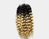 Micro loop human hair extensions 100g 1gs 100s ombre micro hair extensionsi T1b613 virgin brazilian curly micro loop hair extens8291296