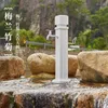 Kitchen Faucets White Outdoor Courtyard Column Faucet Garden Watering Spray Gun Water Outlet Villa