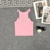 Frauen Tanks 2023 Sommer Frühling Spicy Girl Einzigartiges Design Unsichtbare Riemen Strickwaren Eis Seide Kurze Tank Top Frauen