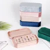 Watch Boxes Cases Ring Velvet Jewelry Box Jewelry Storage Box Ring Box Tray Display Rack Rings Holder Container for Drawer 230404