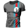 Herren T-Shirts Vintage Mobil T-Shirts Streetwear Martini Sportswear T-Shirt für übergroße Tops T-Shirt Kleidung Racing Top 230404