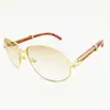 Fashionable luxury outdoor sunglasses Gold Clear Frames Computer Eye Frame for Men Mens Transparent Glasses Optical Eyewear FraemsKajia