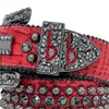 2023 With Red b buckle bb belt simon mens womens designer belts waistband for birthday gift