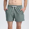 LL Lemons Sports Jogger Mens Shorts för vandringscykling med Pocket Casual Training Gym Kort byxstorlek M-4XL andningsbar R260 565