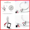 Loose Gemstones Red Color DIY Bead 925 Sterling Silver Chili High Heels Strawberry Charms Pendants Fit Original Bracelet Jewelry