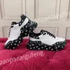 2023 Nuovi scarpe da ginnastica da scarpe da ginnastica di Luxury Mankin Sneakers White Black Leathe