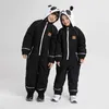 Other Sporting Goods One Piece Ski Suit for Children Boys Girls Outdoor Waterproof Snowboard Overalls Wear Clothes Winter Thermal Skiing Jumpsuits HKD231106