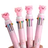 20/10 Sticks Colors Kawaii Söta kontorstillbehör Bollpoint Pen School Stilo Spinning Funny Pens Elegant Student Stationery